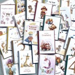 Kartki okolicznościowe hurt -25szt różnych kart